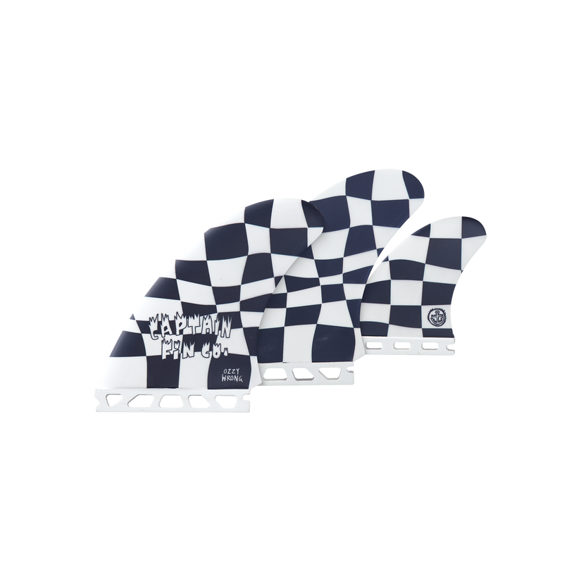 Ozzy Wrong Twin + Trailer Single Tab - BLACK WHITE - Captain Fin Co.