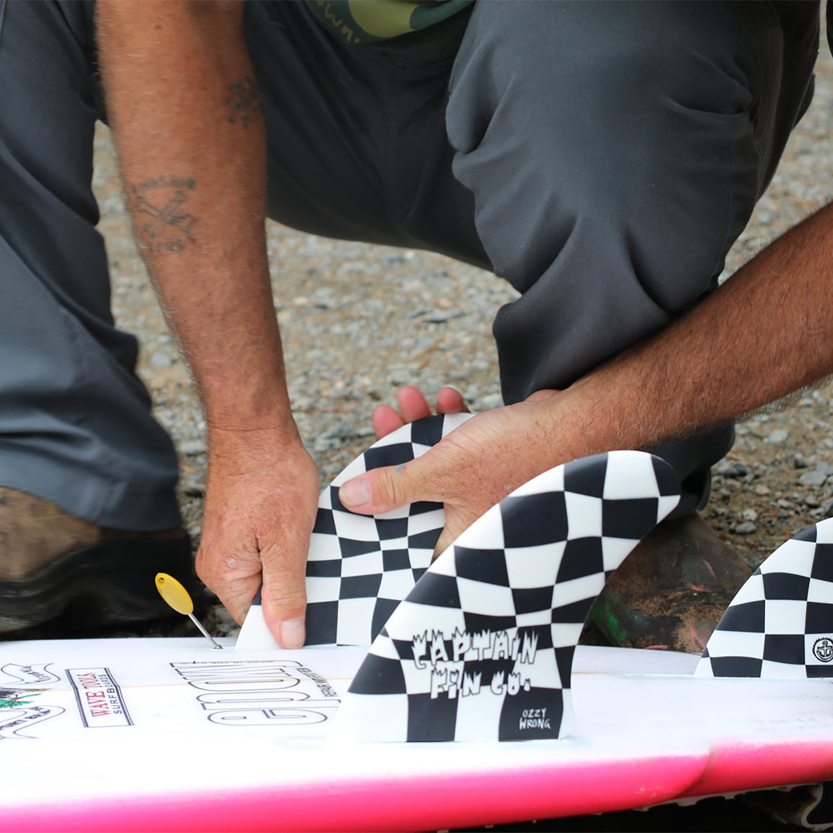 Ozzy Wrong Twin + Trailer Single Tab - BLACK WHITE - Captain Fin Co.