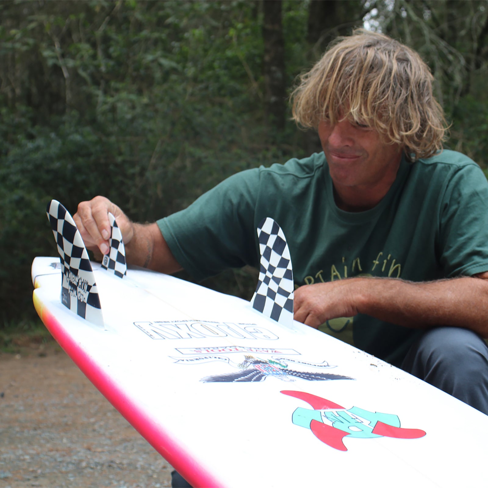 Ozzy Wrong Twin + Trailer Single Tab - BLACK WHITE - Captain Fin Co.