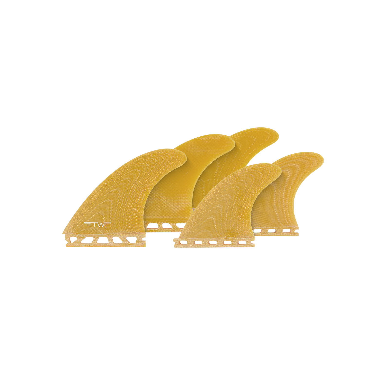 Tyler Warren 5-Fin Yellow - Single Tab - Captain Fin