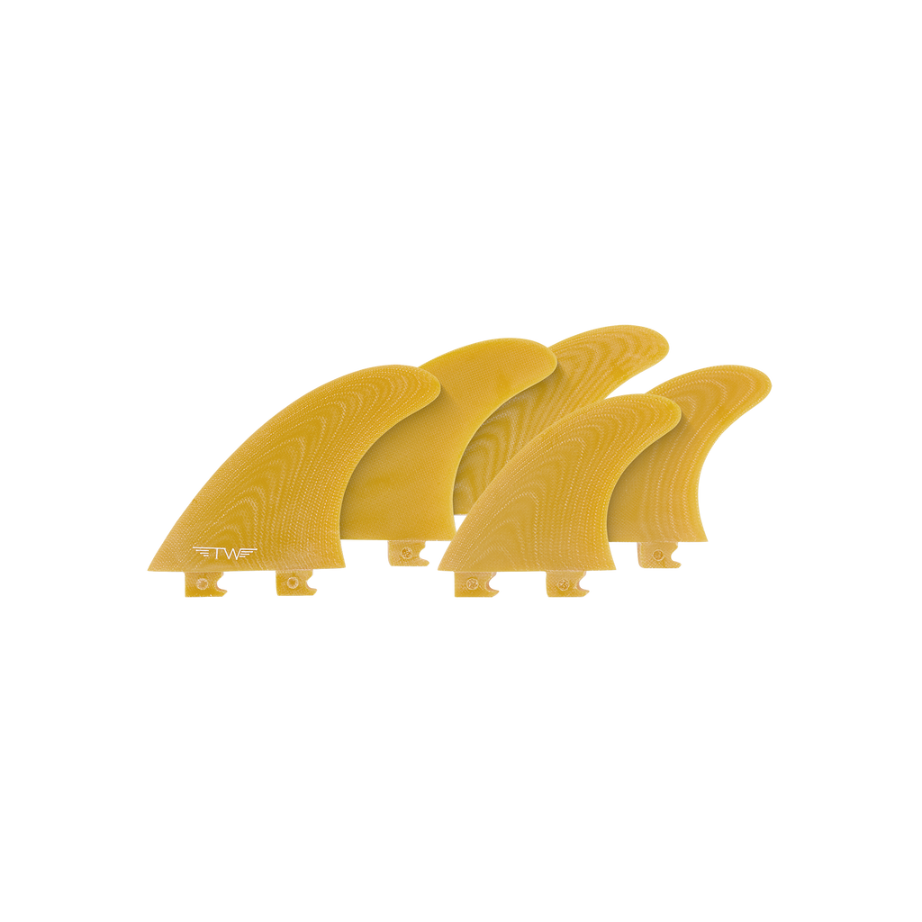 Tyler Warren 5-Fin Yellow - Snap In - Captain Fin