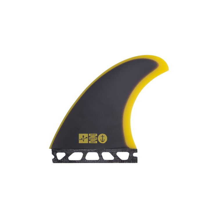 Chemistry Thruster - Black/Yellow - Single Tab - Captain Fin Co.