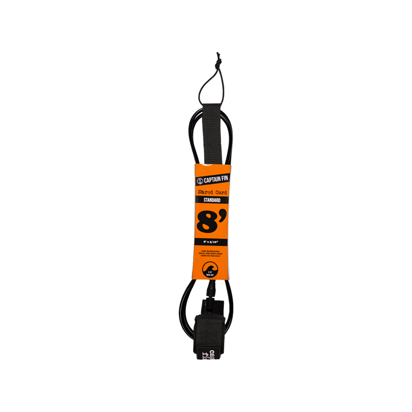Shred Cord Standard - Black - Captain Fin Co.