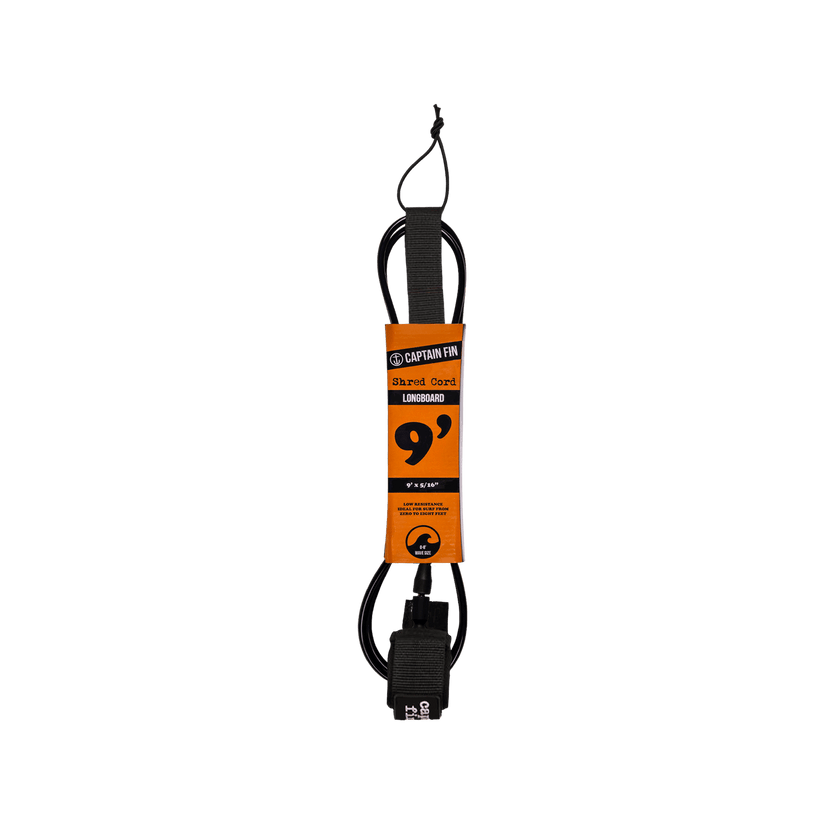 Shred Cord Standard - Black - Captain Fin Co.
