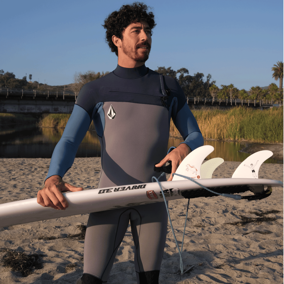 Yago Thruster White - Snap In - Captain Fin Co.