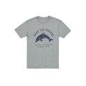 Dolphin Rider Short Sleeve Tee - Heather Grey