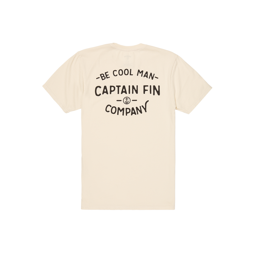 Run Of The Mill Short Sleeve Tee - Cream - Captain Fin Co.