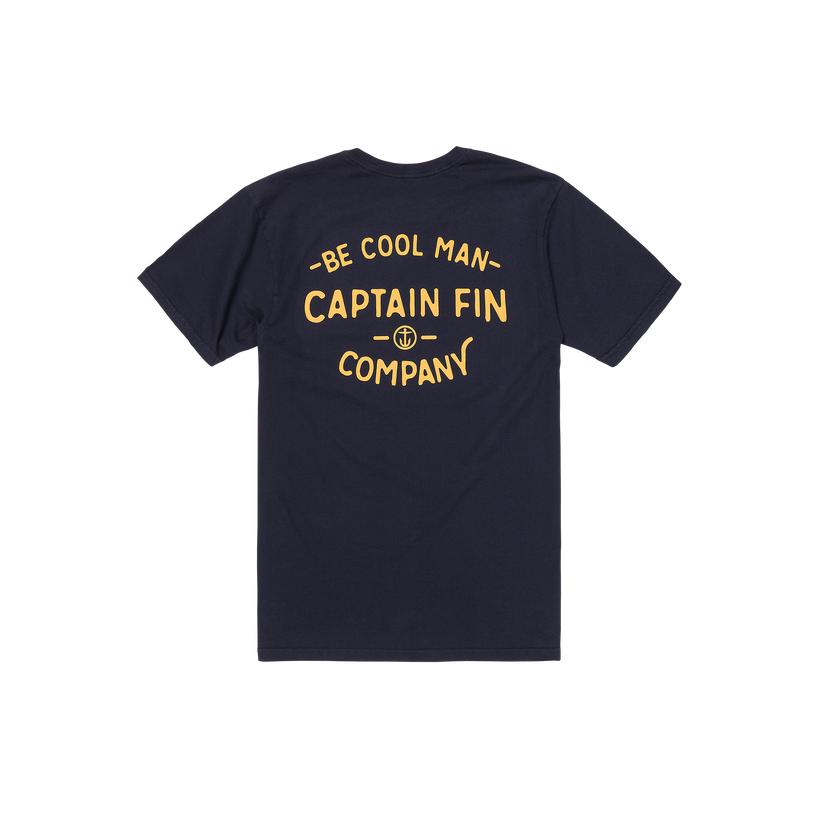 Run Of The Mill Short Sleeve Tee - Navy - Captain Fin Co.