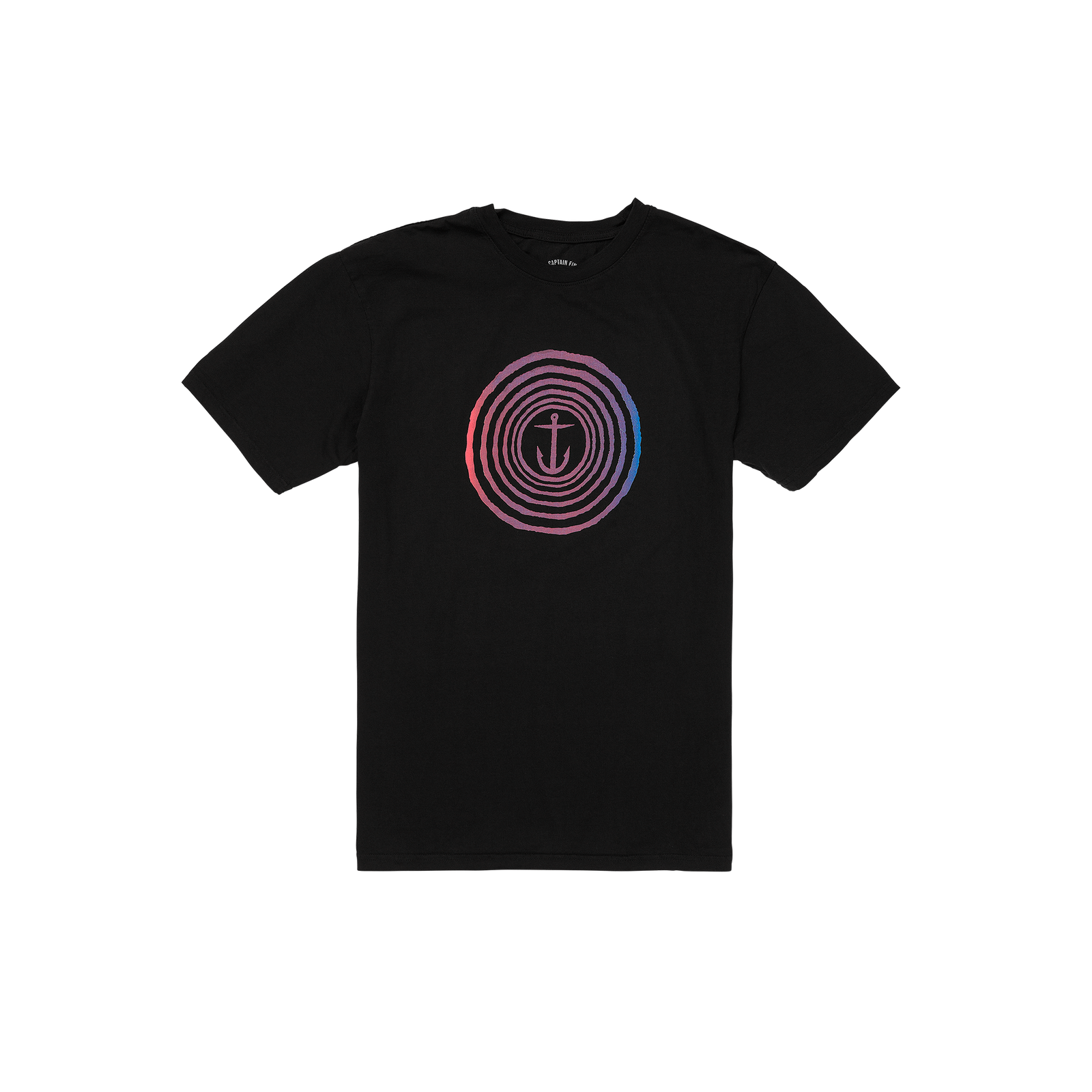 Captain Zone Short Sleeve Tee - Black - Captain Fin Co.