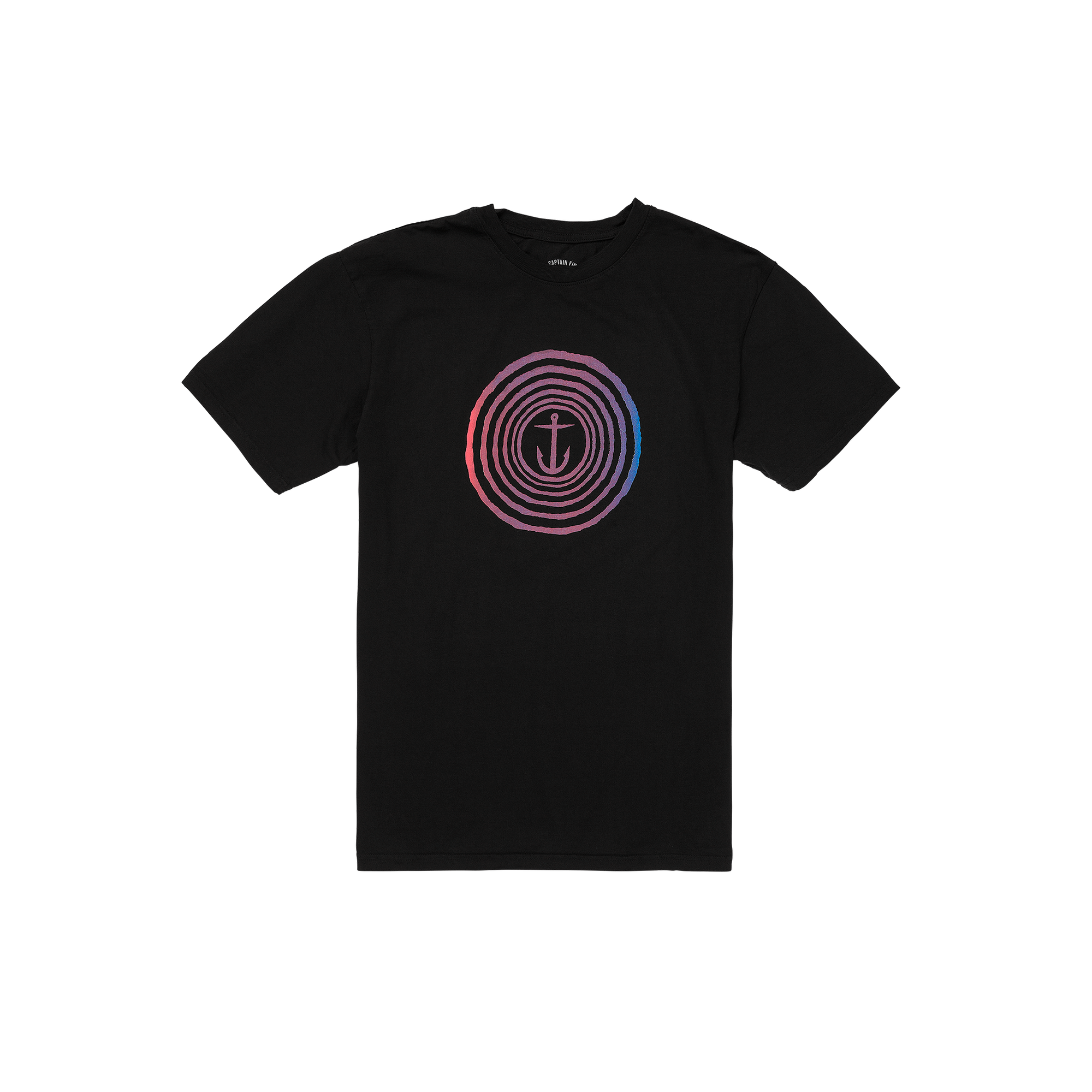 Captain Zone Short Sleeve Tee - Black - Captain Fin Co.