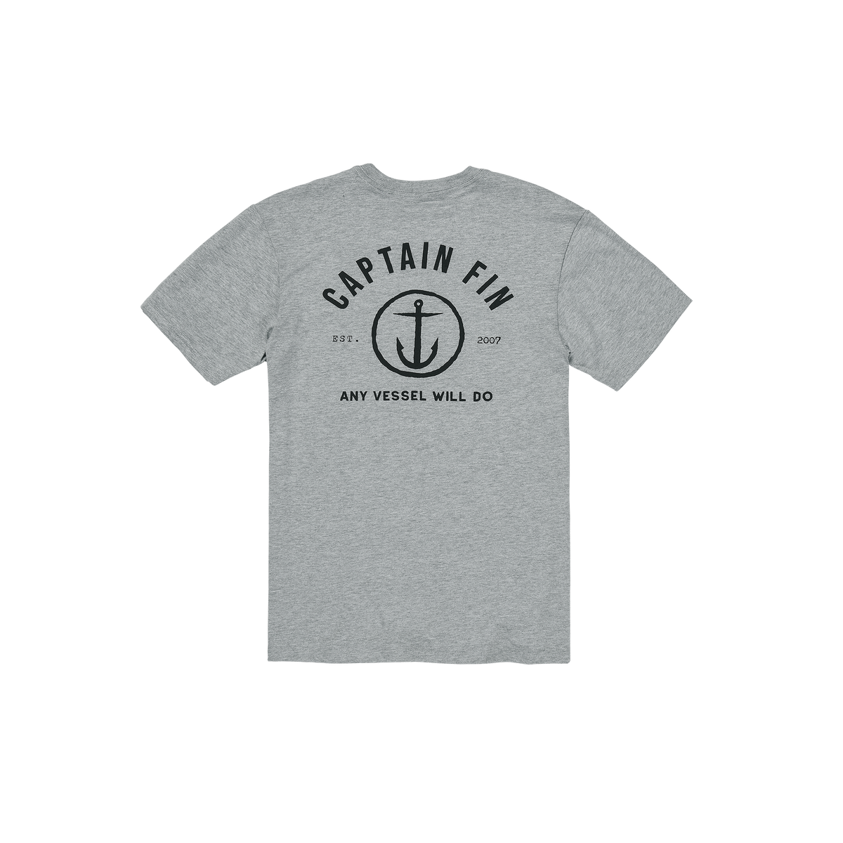 Vessel Classic Short Sleeve Tee - Heather Grey - Captain Fin Co.