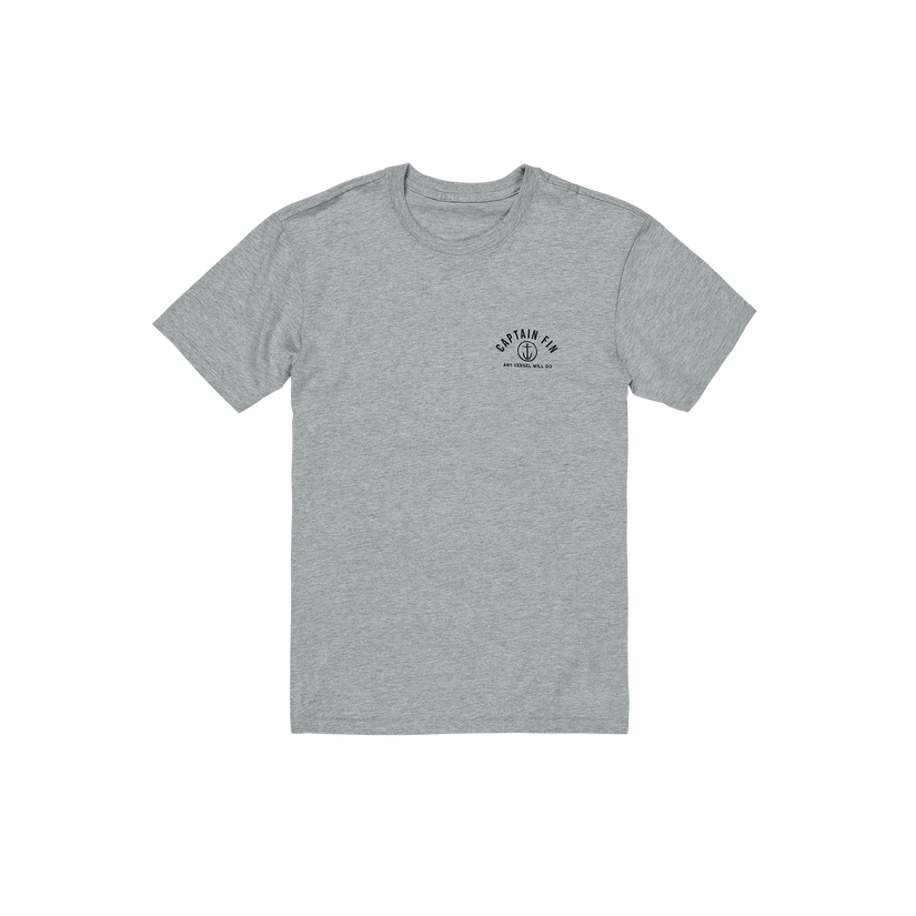 Vessel Classic Short Sleeve Tee - Heather Grey - Captain Fin Co.