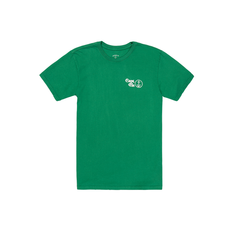 Any Vessel Short Sleeve Tee - Kelly Green - Captain Fin Co.