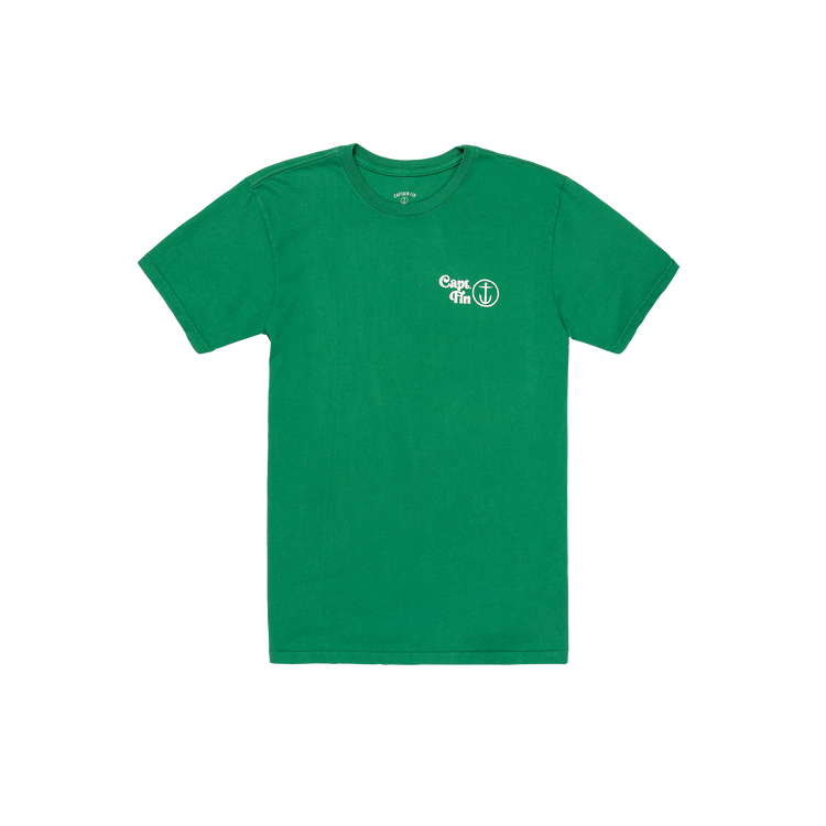 Any Vessel Short Sleeve Tee - Kelly Green - Captain Fin Co.