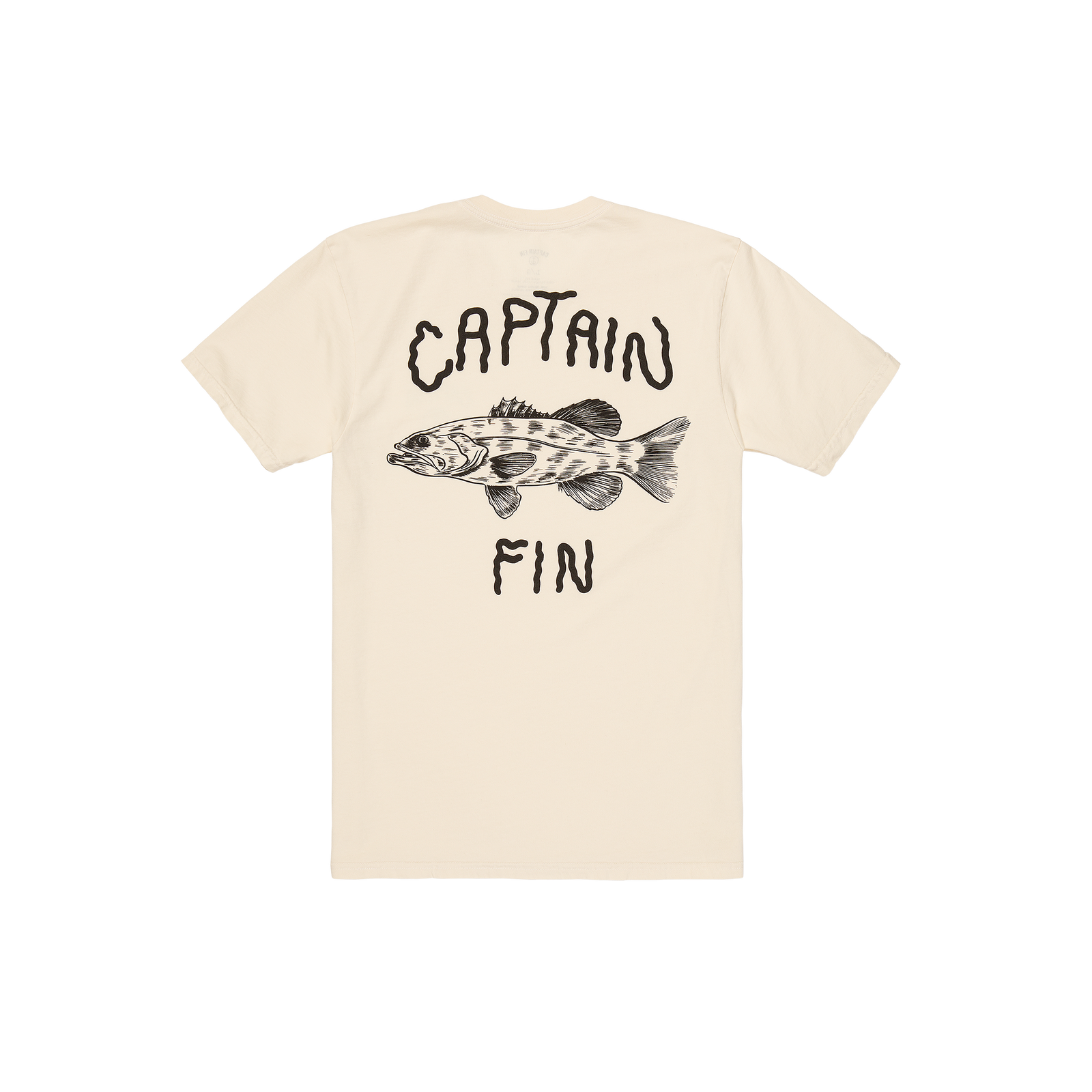Water World Short Sleeve Tee - Cream - Captain Fin Co.