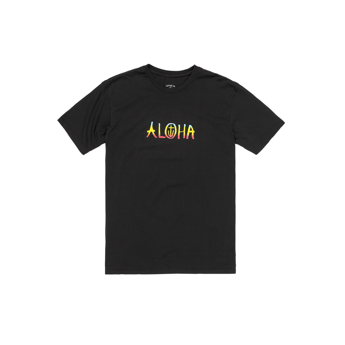 Aloha 1 Short Sleeve Tee - Black - Captain Fin Co.
