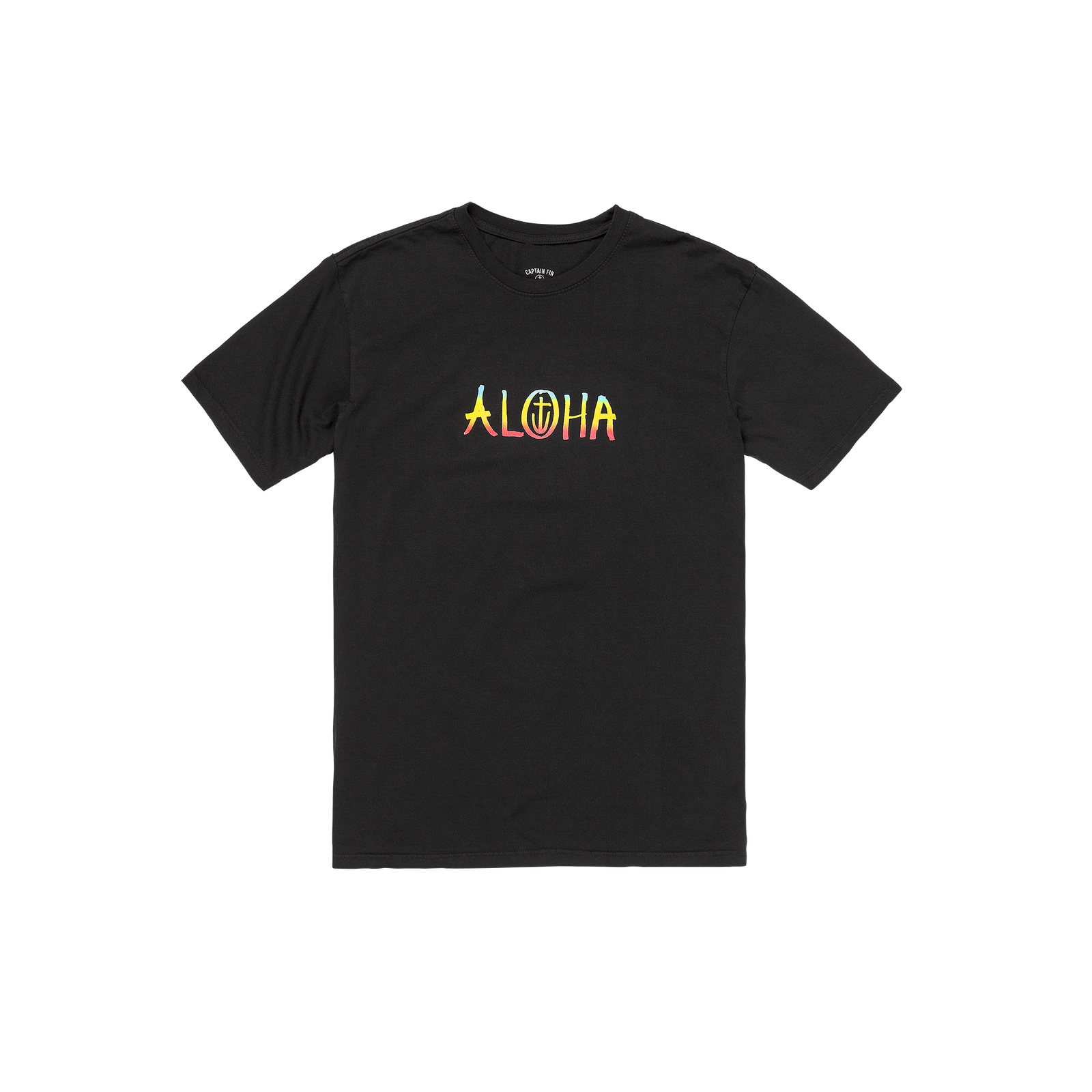 Aloha 1 Short Sleeve Tee - Black - Captain Fin Co.