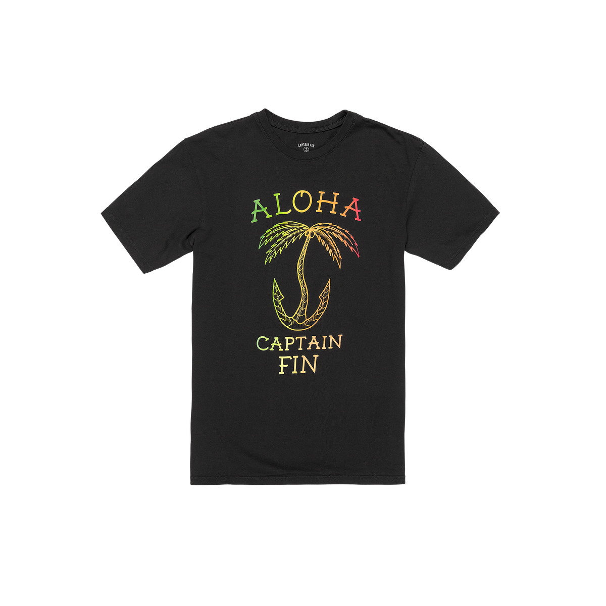 Aloha 2 Short Sleeve Tee - Black - Captain Fin Co.