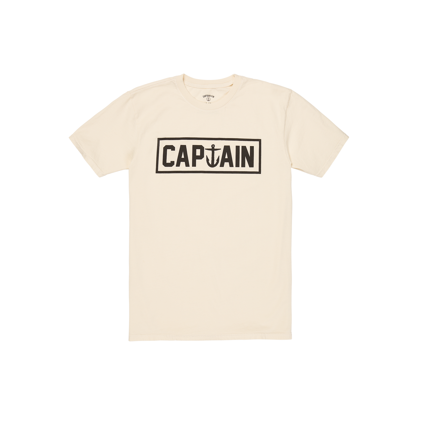 Naval Short Sleeve Tee - Cream - Captain Fin