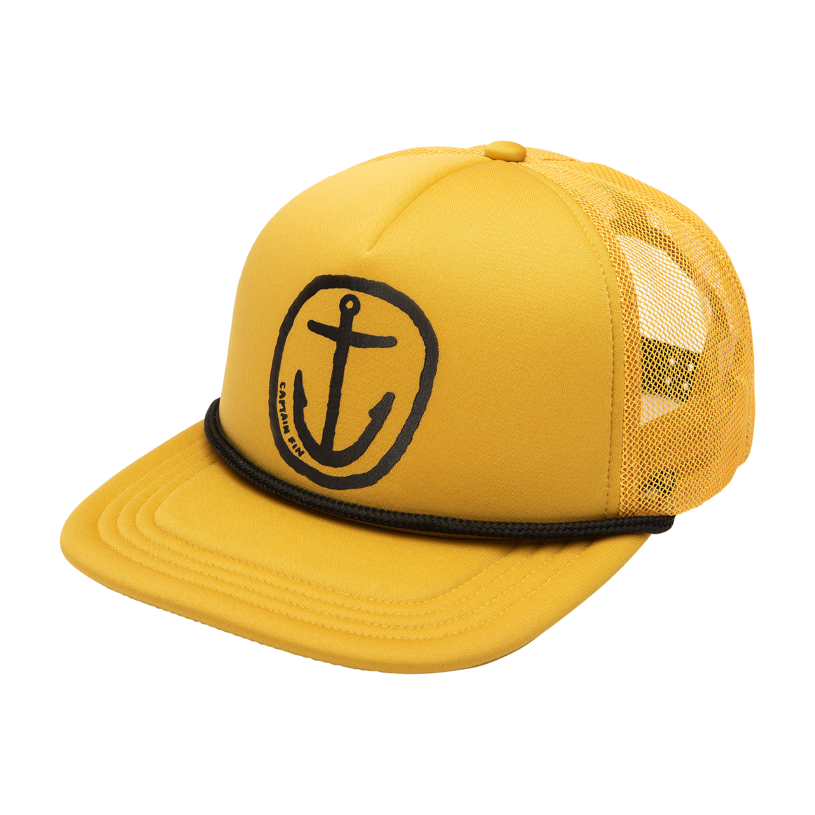 Nuevo Anchor Trucker Hat - Mustard - Captain Fin Co.