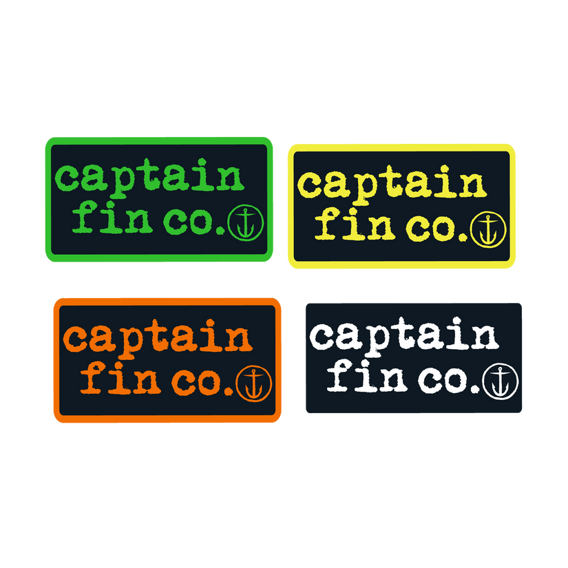 Type Patch 24 Sticker Pack - Assorted - Captain Fin Co.