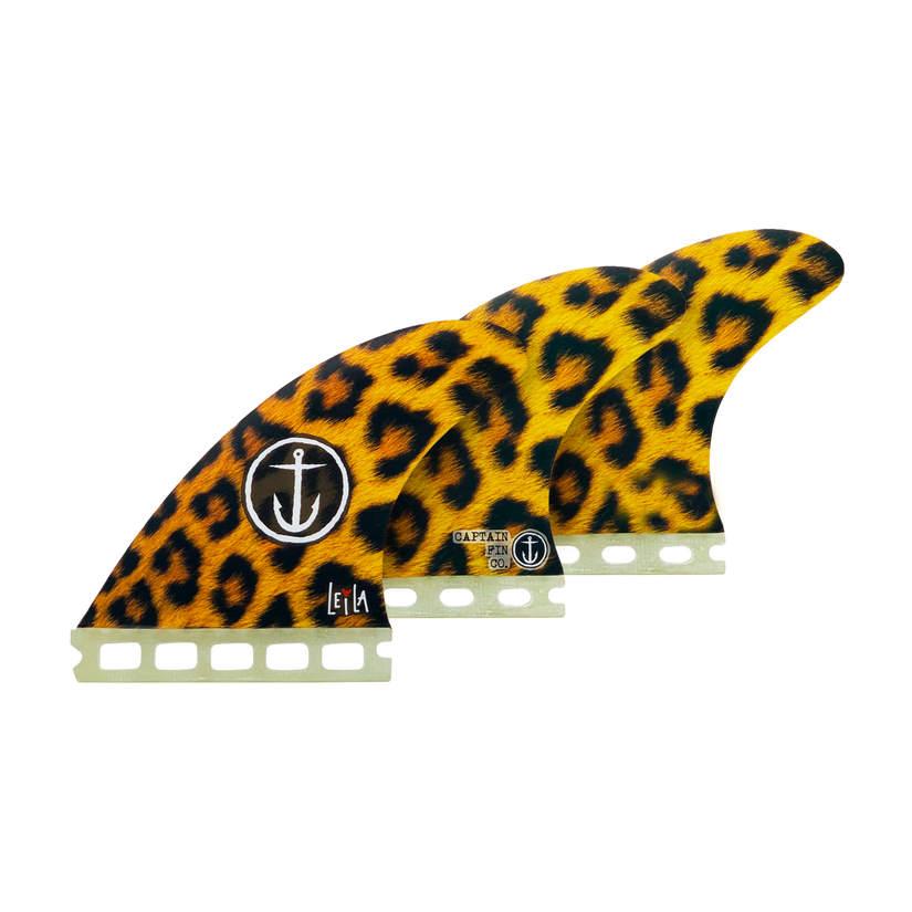 Leila Hurst Cheetah Single Tab Captain Fin Co