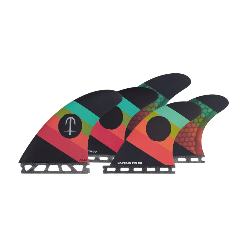 CF Series 5 Fin - Black - Single Tab - Captain Fin Co.