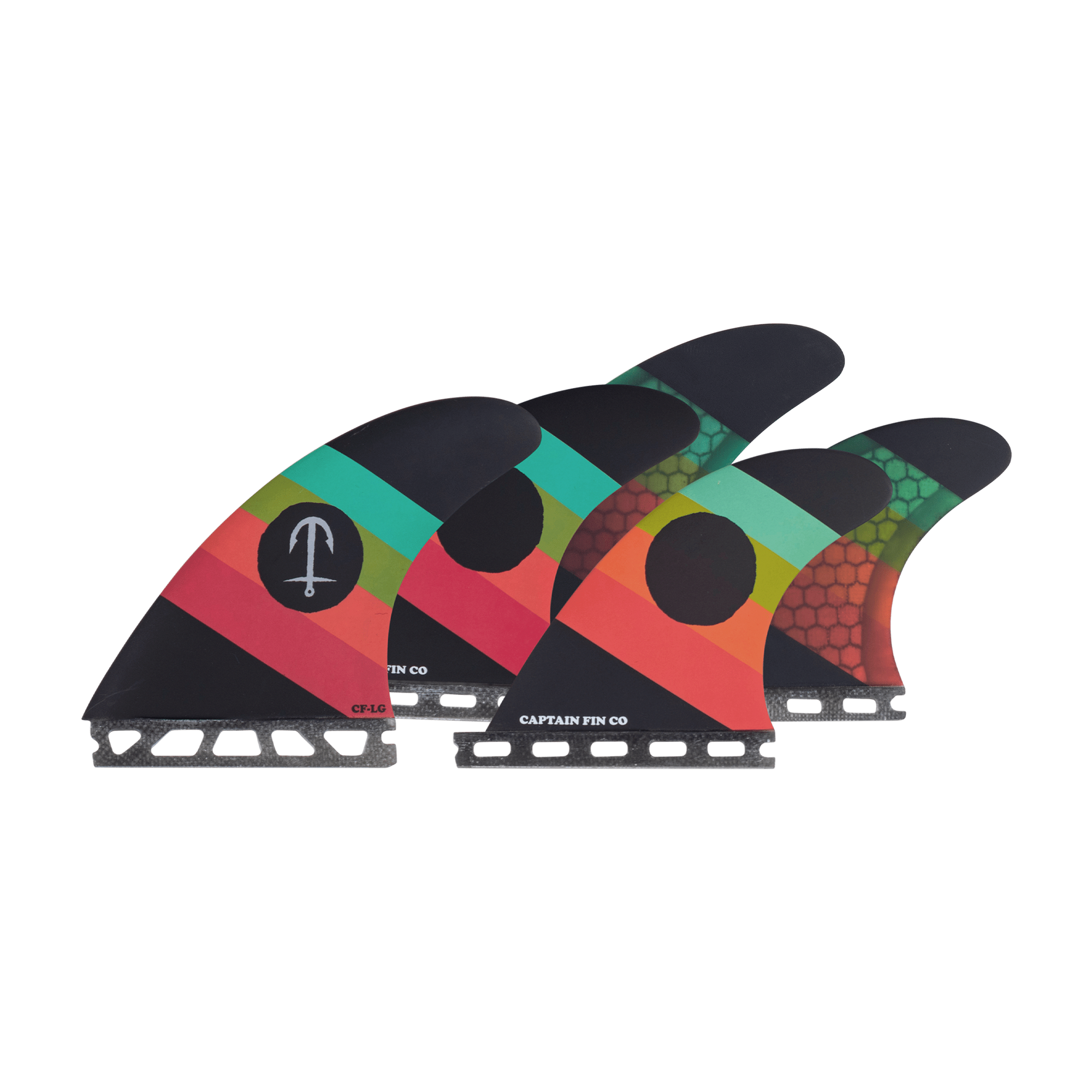 CF Series 5 Fin - Black - Single Tab - Captain Fin CF Series 5 Fin - Black - Single Tab - Captain Fin