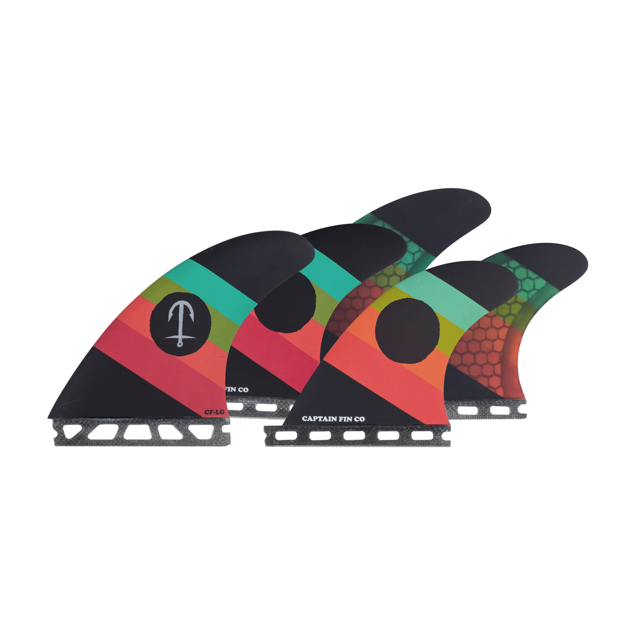 CF Series 5 Fin - Black - Single Tab - Captain Fin CF Series 5 Fin - Black - Single Tab - Captain Fin