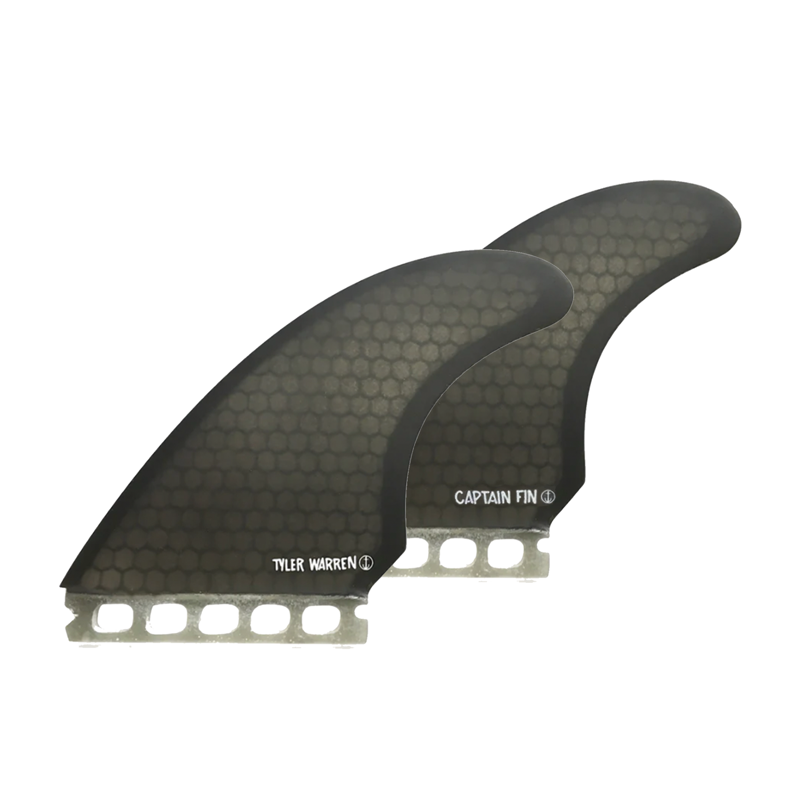 CAPTAIN FIN TYLER WARREN サーフボードフィン5.51 Tyler Warren Raked - Black/White/Gold - Captain Fin