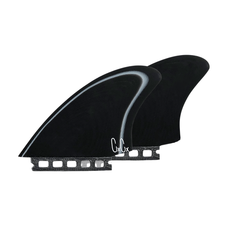 Christenson Keel Especial - Black/White - Single Tab - Captain Fin Co.