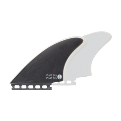 panda twin keel　キャプテンフィン Panda Keel - Black/White - Twin Tab - Captain Fin