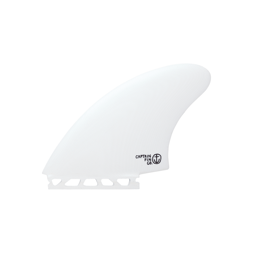 CF Keel White - Single Tab - Captain Fin Co.