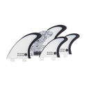 Panda 5 Fin - Black/White - Twin Tab