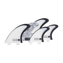 CAPTAIN FIN DF-LAR-4G 5-FIN 4.75インチ Panda 5 Fin - Black/White - Twin Tab - Captain Fin