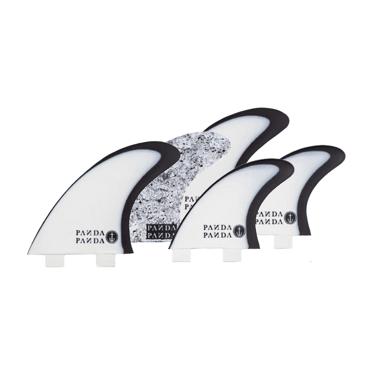 Panda 5 Fin - Black/White - Twin Tab - Captain Fin Co.