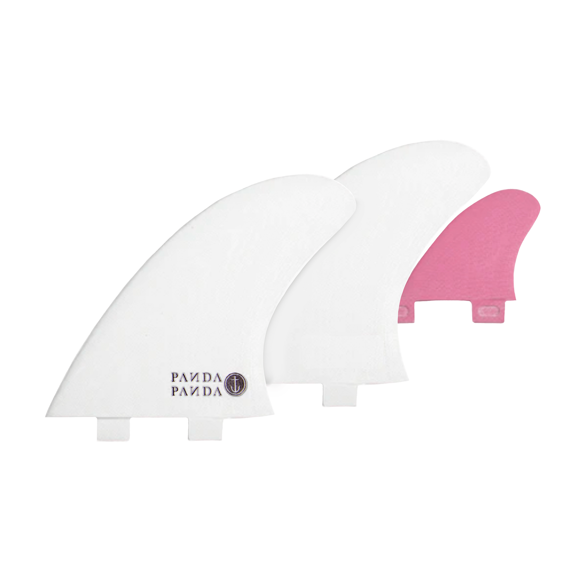 Panda Twin + Trailer - White/Pink - Twin Tab - Captain Fin Co.
