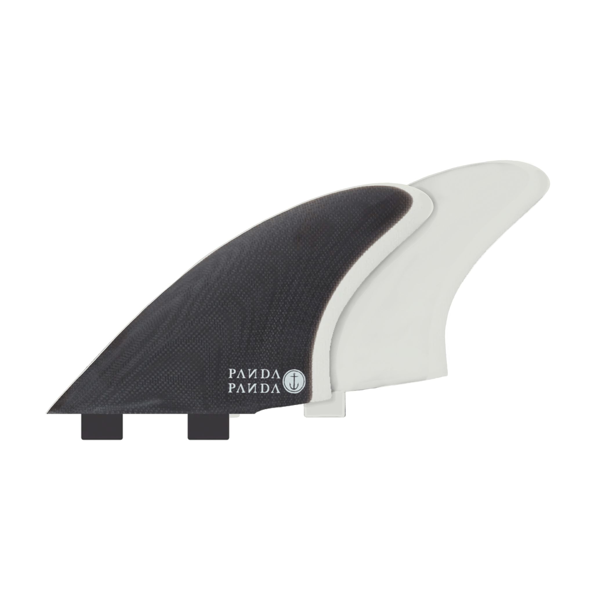 サーフィン・ボディボード FUTURE PANDA KEEL TWIN Panda Keel - Black/White - Twin Tab - Captain Fin