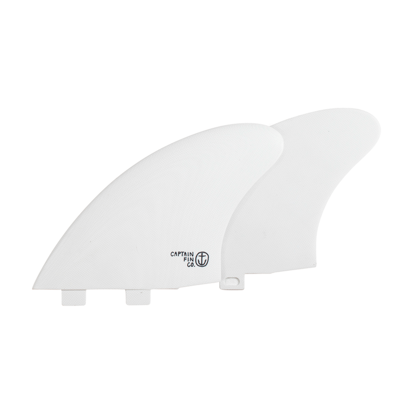 CF Keel White - Twin Tab - Captain Fin Co.