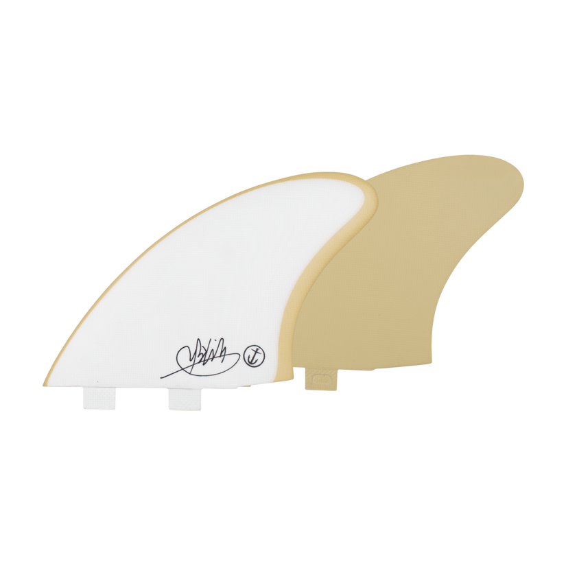 Mikey February Keel - White - Twin Tab - Captain Fin Co.