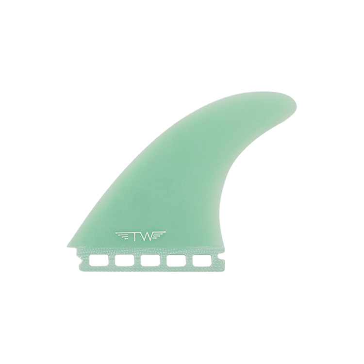 Tyler Warren 5 Fin Glass - Teal - Single Tab - Captain Fin Co.