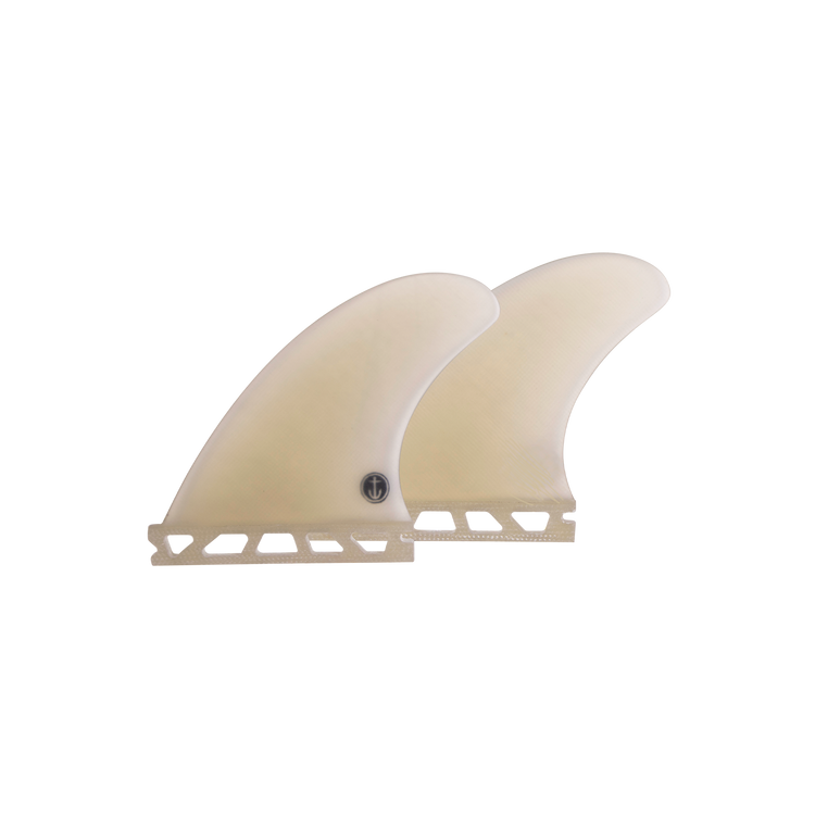Single discount tab fins
