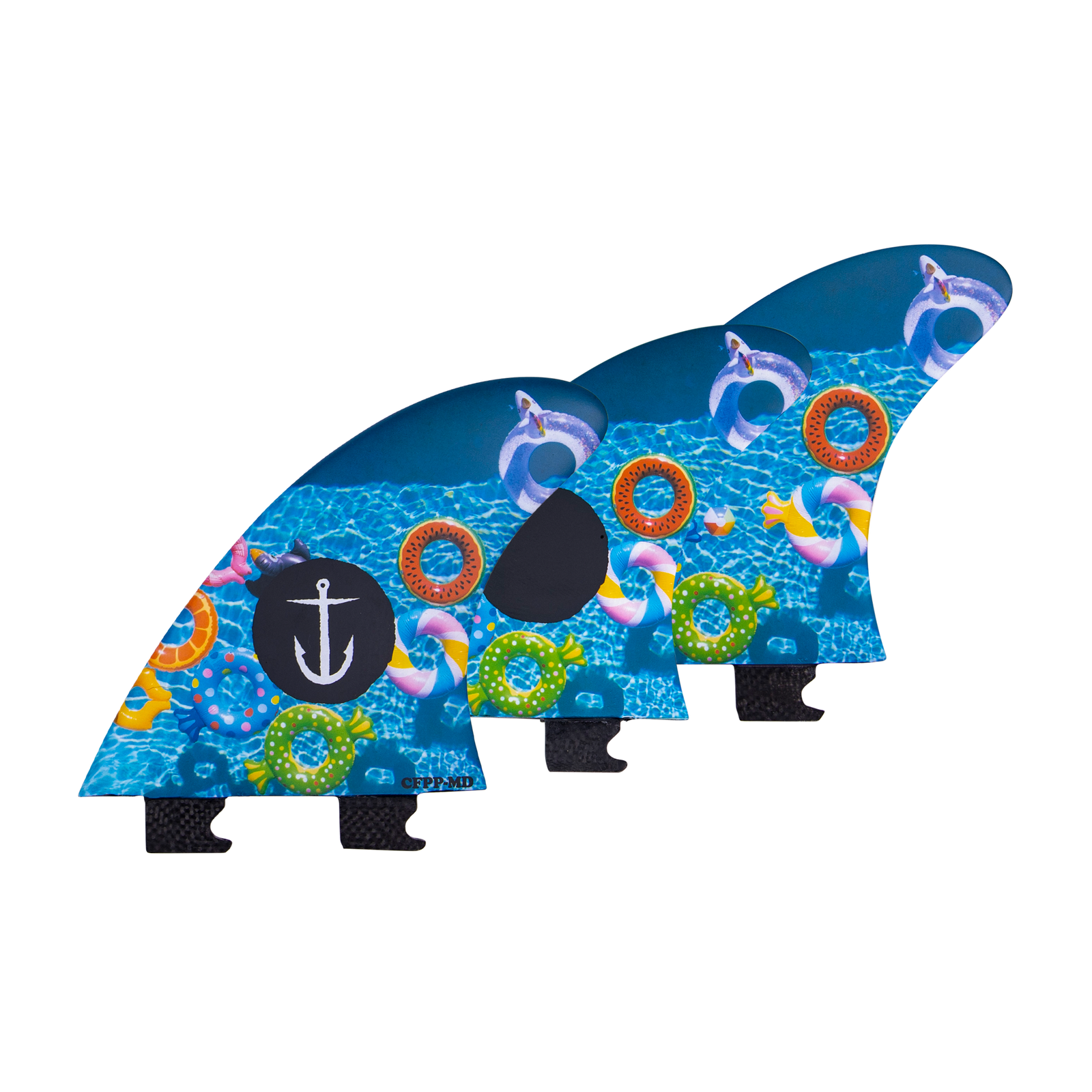 CF Pool Party - Blue - Snap In - Captain Fin Co.