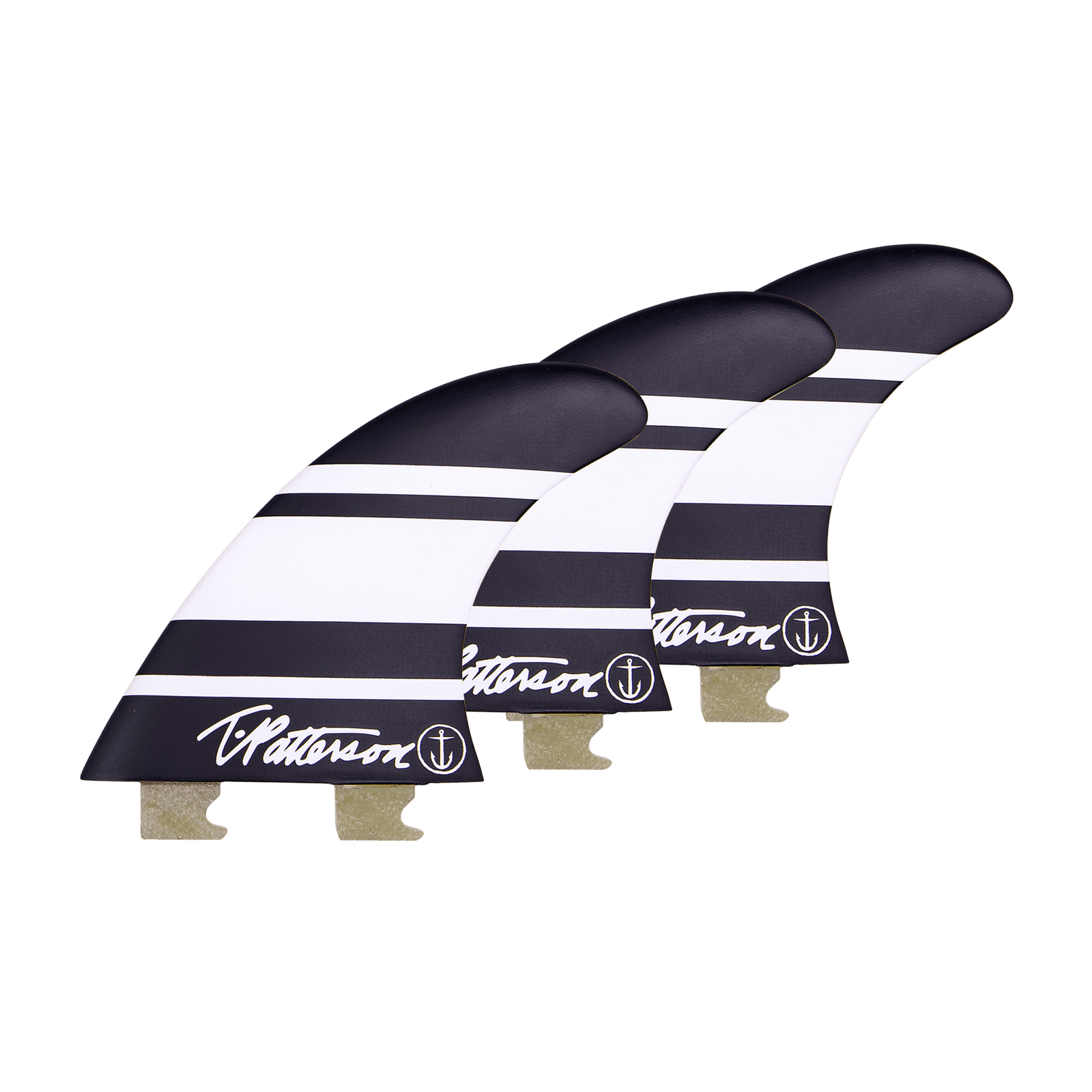 Timmy Patterson - Black/White - Snap In - Captain Fin Co.