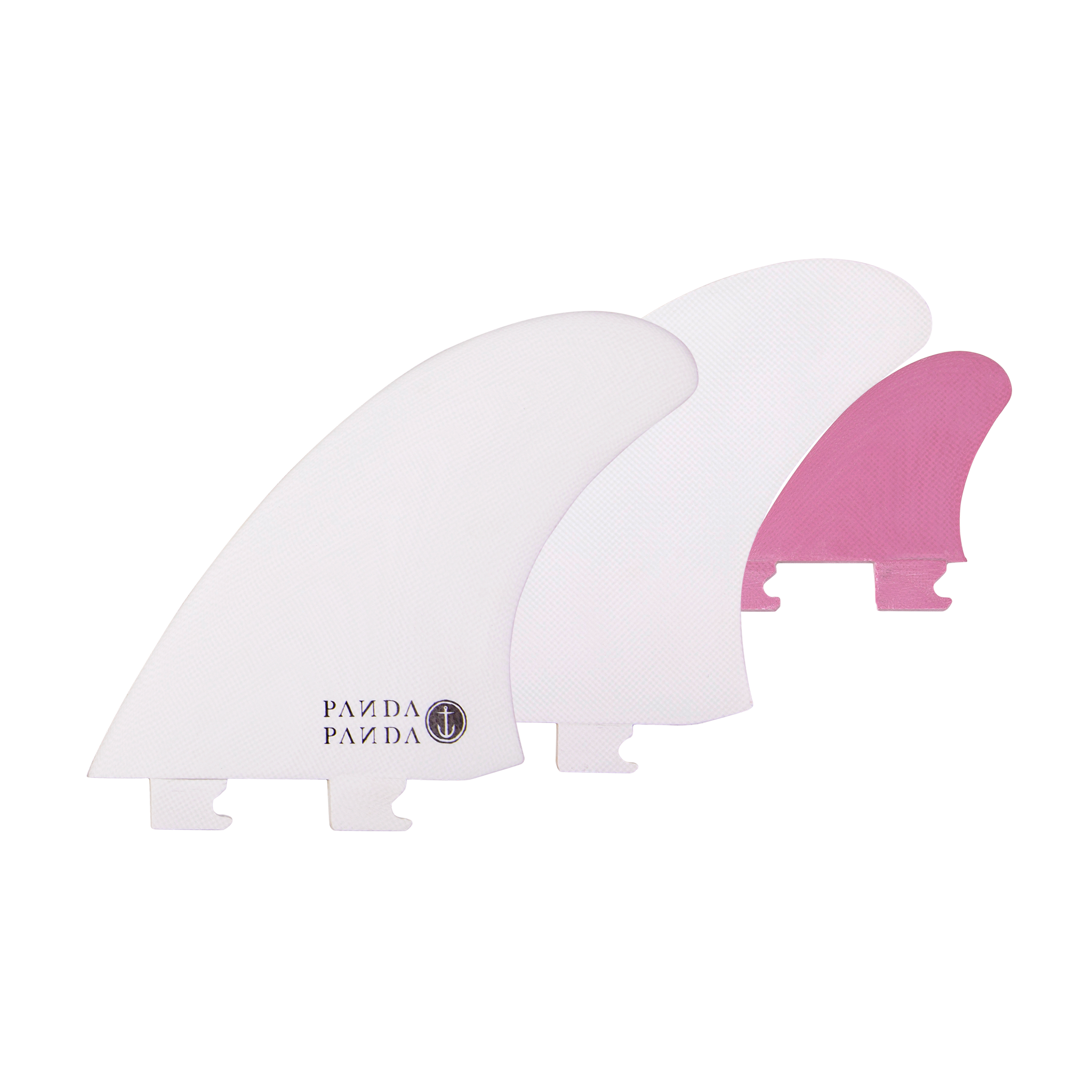 Panda Twin + Trailer - White/Pink - Snap In - Captain Fin Panda Twin + Trailer - White/Pink - Snap In - Captain Fin