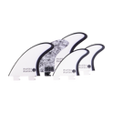 Panda 5 Fin - Black/White - Snap In