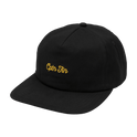 Melrose 5 Panel Hat - Black