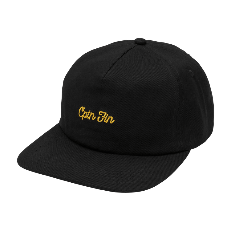 Melrose 5 Panel Hat - Black - Captain Fin Co.