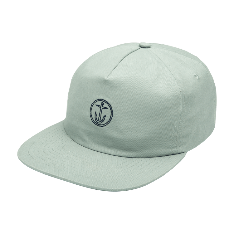 Outlined 5 Panel Hat - Light Olive - Captain Fin Co.