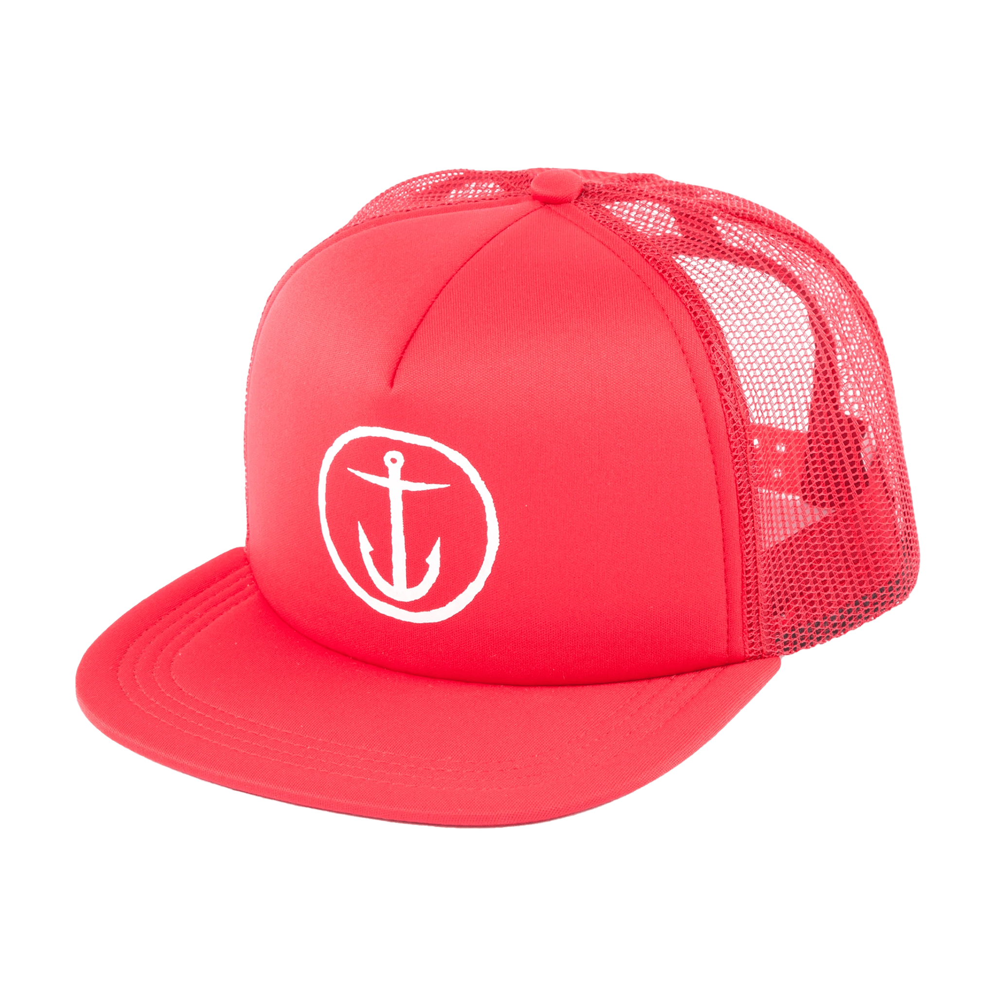 OG Anchor Trucker Hat - Red